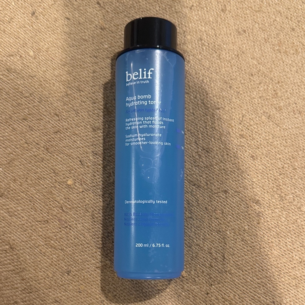 belif Aqua Bomb Hydrating Toner — Blue